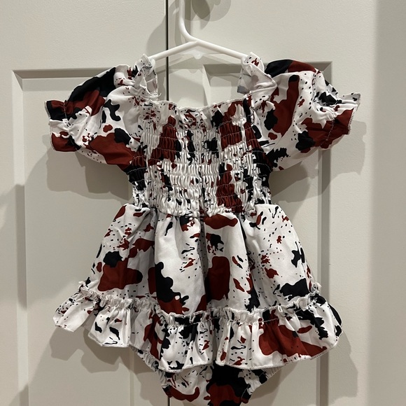 Cow Print Baby Dress - Picture 1 of 1